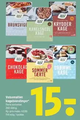 Coop 365 Valsemøllen kageblandinger tilbud