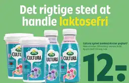 Coop 365 ARLA Cultura syrnet mælkedrik eller yoghurt tilbud