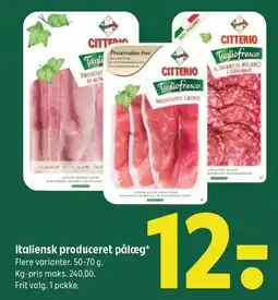 Coop 365 CITTERIO Italiensk produceret pålæg tilbud