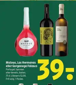 Coop 365 Mateus, Las Hermanas eller Garganega Falasco tilbud
