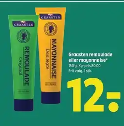 Coop 365 Graasten remoulade eller mayonnaise tilbud