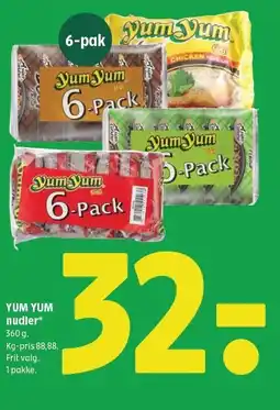 Coop 365 YUM YUM nudler tilbud