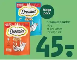 Coop 365 Dreamies snacks tilbud