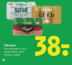 Coop 365 Tuborg øl tilbud