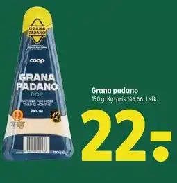 Coop 365 Grana padano tilbud