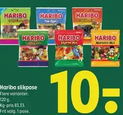 Coop 365 Haribo slikpose tilbud