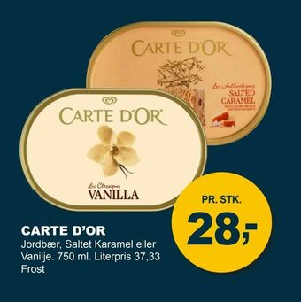 Let-Køb Carte d'or tilbud