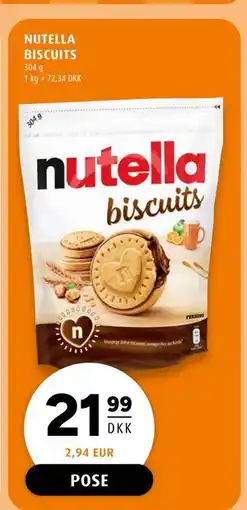 Scandinavian Park NUTELLA BISCUITS tilbud