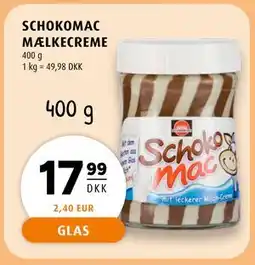 Scandinavian Park SCHOKOMAC MÆLKECREME tilbud