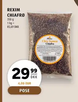 Scandinavian Park REXIM CHIAFRØ tilbud