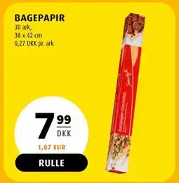 Scandinavian Park BAGEPAPIR tilbud