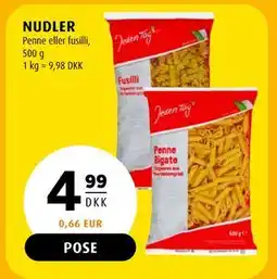 Scandinavian Park NUDLER tilbud