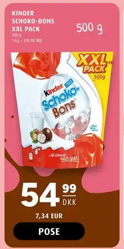Scandinavian Park KINDER SCHOKO-BONS XXL PACK tilbud