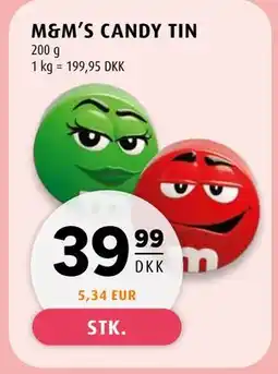 Scandinavian Park M&M’S CANDY TIN tilbud