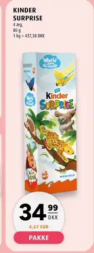 Scandinavian Park KINDER SURPRISE tilbud