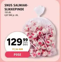 Scandinavian Park SNUS SALMIAKSLIKKEPINDE tilbud