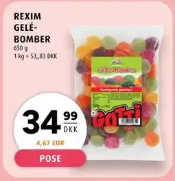 Scandinavian Park REXIM GELÉBOMBER tilbud