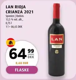Scandinavian Park LAN RIOJA CRIANZA 2021 tilbud