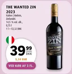 Scandinavian Park THE WANTED ZIN 2023 tilbud
