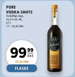 Scandinavian Park PURE VODKA-SHOTS tilbud