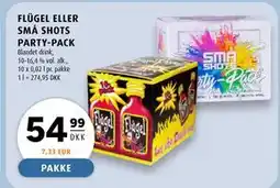 Scandinavian Park FLÜGEL ELLER SMÅ SHOTS PARTY-PACK tilbud