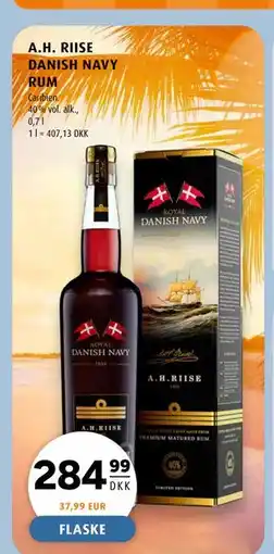 Scandinavian Park A.H. RIISE DANISH NAVY RUM tilbud