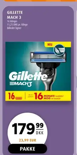 Scandinavian Park GILLETTE MACH 3 tilbud