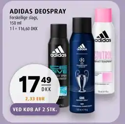 Scandinavian Park ADIDAS DEOSPRAY tilbud