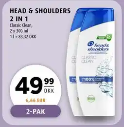 Scandinavian Park HEAD & SHOULDERS 2 IN 1 tilbud