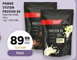 Scandinavian Park POWER SYSTEM PROTEIN 80 tilbud