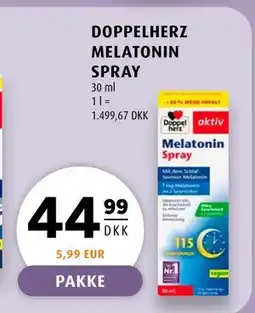 Scandinavian Park DOPPELHERZ MELATONIN SPRAY tilbud