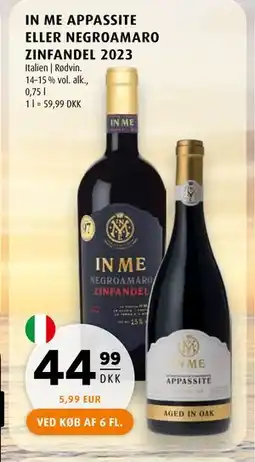 Scandinavian Park IN ME APPASSITE ELLER NEGROAMARO ZINFANDEL 2023 tilbud