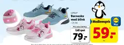 Lidl LUPILUⓇ Børnesko med blink tilbud