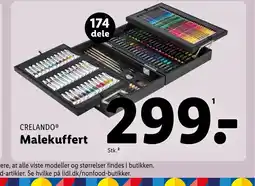 Lidl CRELANDO® Malekuffert tilbud