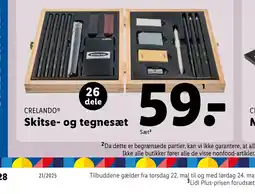 Lidl CRELANDO® Malekuffert tilbud