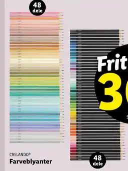 Lidl CRELANDO® Farveblyanter tilbud