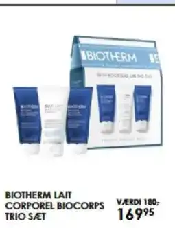 Matas BIOTHERM LAIT CORPOREL BIOCORPS TRIO SÆT tilbud