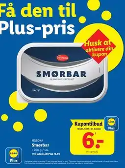 Lidl Smørbar tilbud