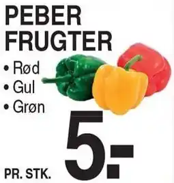 ABC Lavpris Peberfrugter tilbud