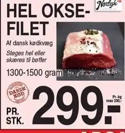 ABC Lavpris Hel oksefilet tilbud