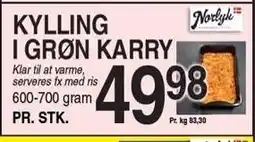 ABC Lavpris Kylling i grøn karry tilbud