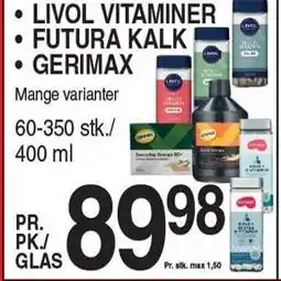 Livon vitaminer