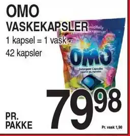 ABC Lavpris OMO Vaskekapsler tilbud