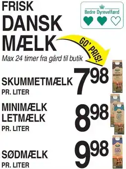 ABC Lavpris FRISK DANSK MÆLK tilbud