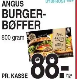 ABC Lavpris ANGUS BURGERBØFFER tilbud