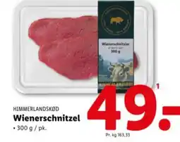 Lidl HIMMERLANDSKØD Wienerschnitzel tilbud