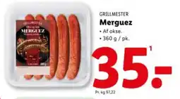 Lidl GRILLMESTER Merguez tilbud