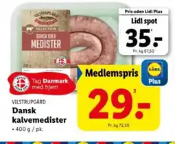 Lidl VILSTRUPGÅRD Dansk kalvemedister tilbud
