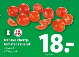 Lidl Danske cherry- tomater i spand tilbud