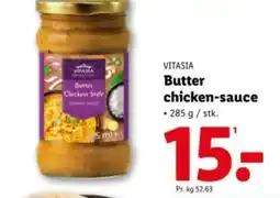 Lidl VITASIA Butter chicken-sauce tilbud